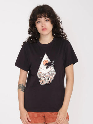 Volcom Tops Volcom Radical Daze Tee in Black