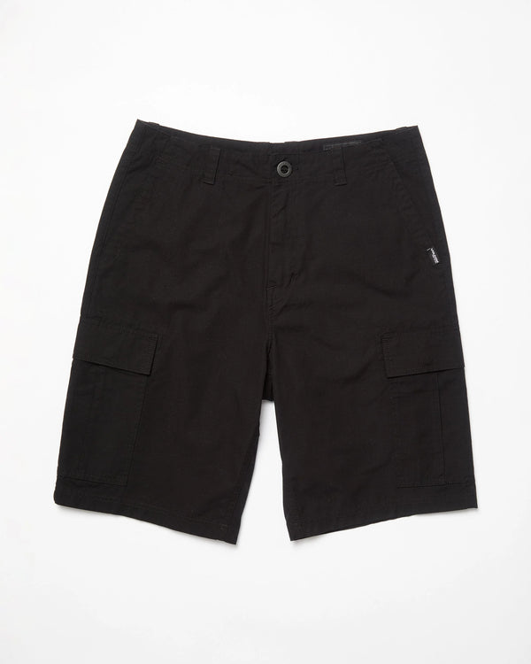 Volcom Strange Tripper Cargo 22" Short - BLACK