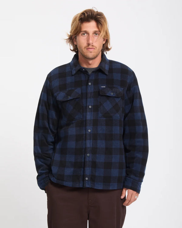 Volcom Bowered II Fleece Shirt - Marine