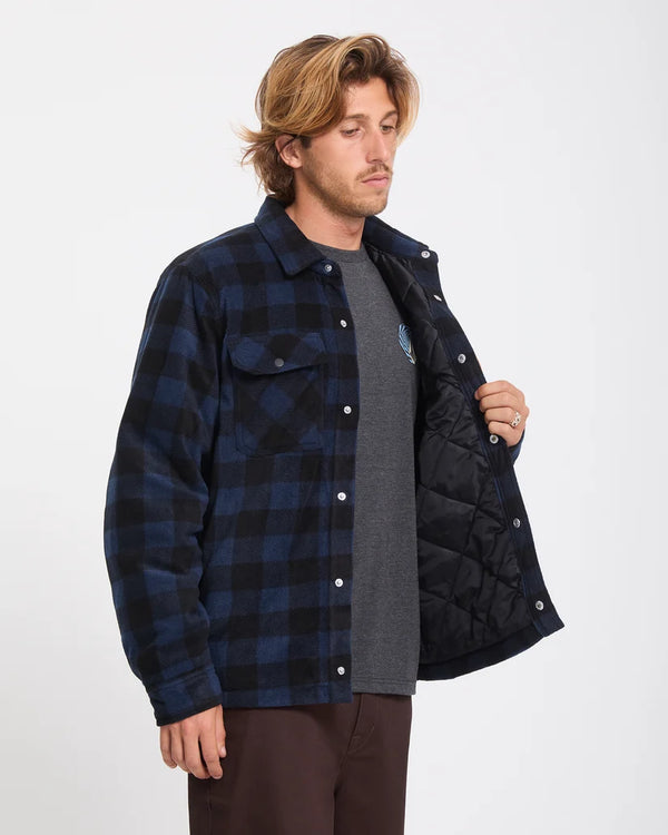 Volcom Bowered II Fleece Shirt - Marine
