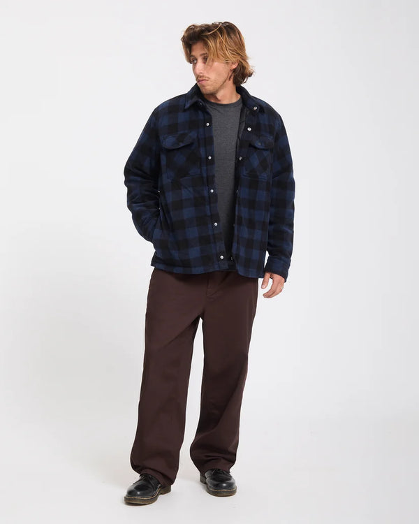 Volcom Bowered II Fleece Shirt - Marine