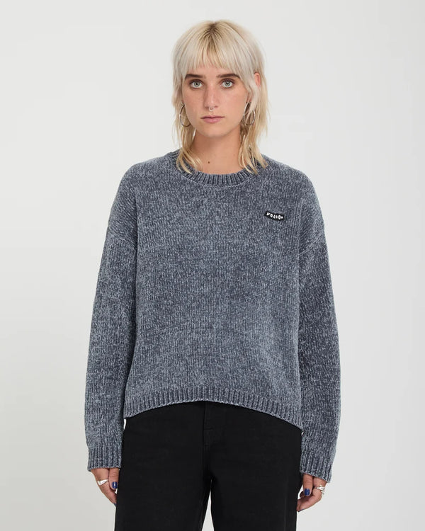 Volcom Bubble Tease Sweater - Storm Blue