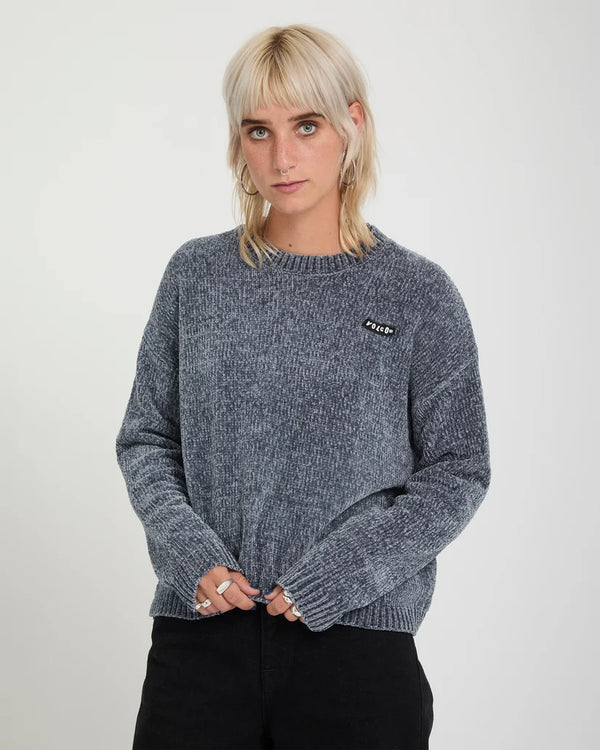 Volcom Bubble Tease Sweater - Storm Blue