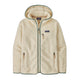 Patagonia Women's Retro Pile Fleece Hoody - Natural W/ Ellwood Green