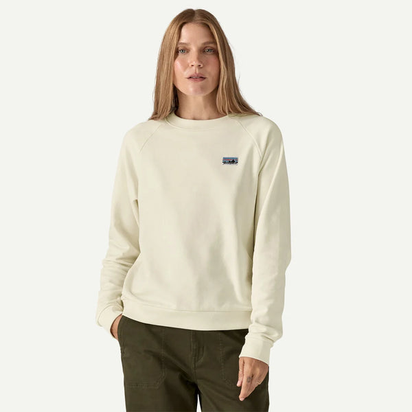 Patagonia Women's Regenerative Organic Certified Cotton Essential Crewneck Sweater - Wool White