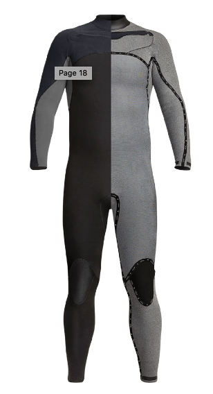 XCEL 3/2 Wetsuit XCEL Mens pheonix 3/2 2024 - Graphite