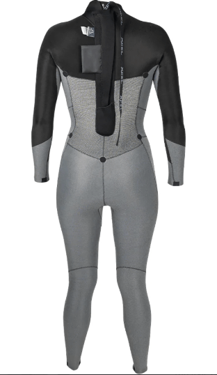 XCEL 4/3 Wetsuit XCEL Womens Axis 4/3 BZ 2023 - Graphite/Glacier