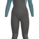 Xcel Womens Comp Chest zip Wetsuit - Tinfoil Flower - 4/3mm