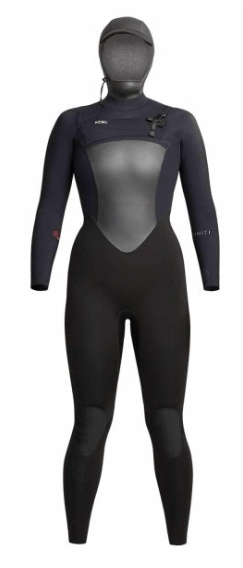 XCEL 5/4 Wetsuit XCEL 6/5 Womens Infiniti Hooded Wetsuit Black