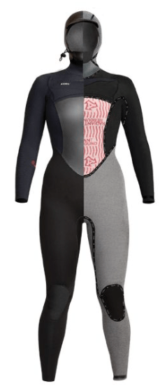 XCEL 5/4 Wetsuit US 6 / UK 8 XCEL 6/5 Womens Infiniti Hooded Wetsuit Black