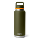 YETI 46 oz (1.3 l) Bottle With Colour-Matched Chug Cap - Olive / King Crab Orange