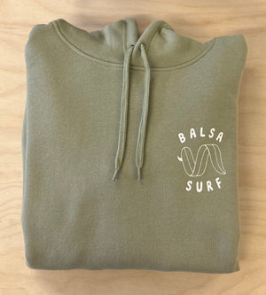 Balsa Surf & Skate Hoodies Pistachio and White / X-Small Balsa Board Pistachio Hoodie