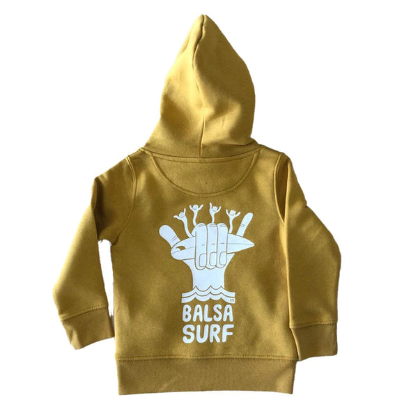 Balsa Surf & Skate Hoodies 3-4 Balsa Shaka kids Hoodie - Ochre