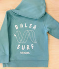 Balsa Surf & Skate Hoodies 3-4 Surfboard Hoodie - Teal