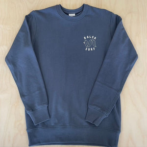 Balsa Surf & Skate Sweatshirt Small Mens Balsa Board Crew Petrol Blue