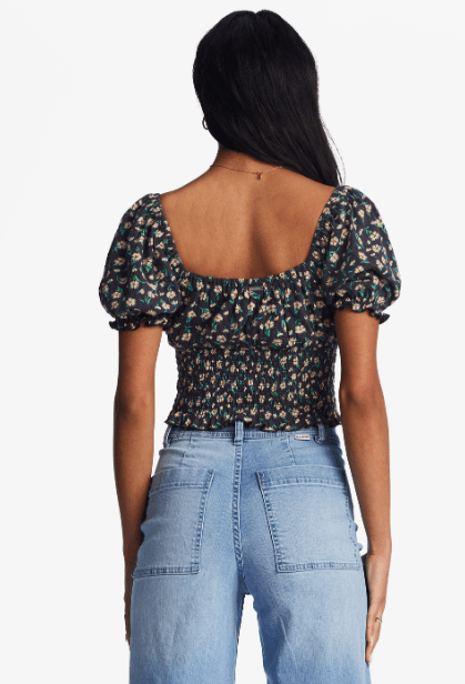 Billabong Tops Billabong Love Song - Puff Sleeve Top