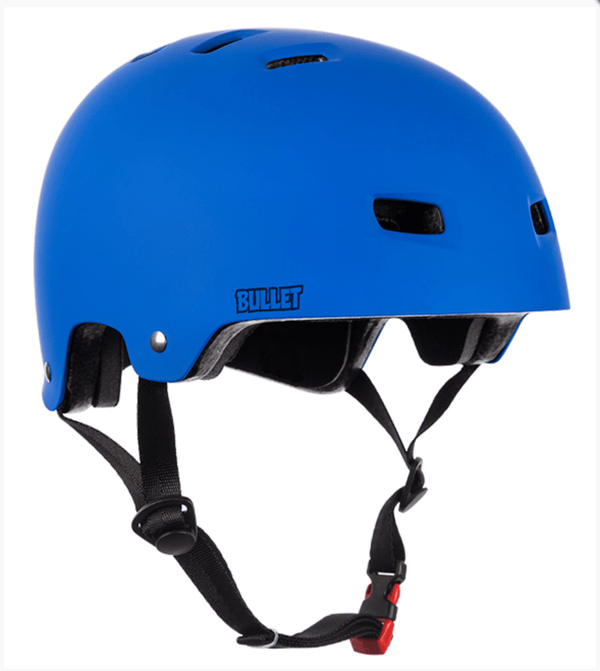 Bullet Helmet Matt Blue Bullet Deluxe Helmet