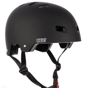 Bullet Helmet Matt Black Bullet Deluxe Helmet