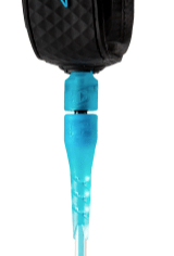 Creatures of Leisure 6' Leash Reliance Comp 6 - Cyan Speckle Black