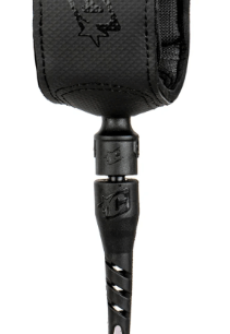 Creatures of Leisure 6' Leash Reliance Comp 6 - White Speckle Black