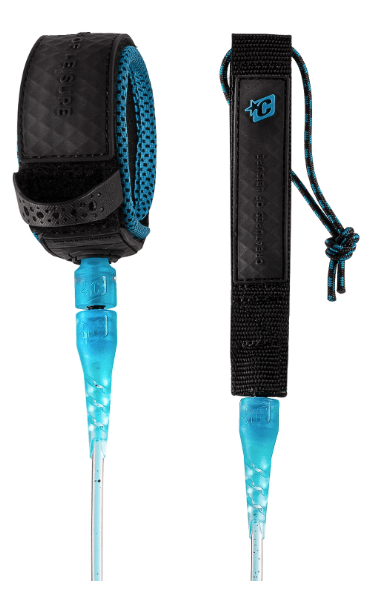 Creatures of Leisure 6' Leash Reliance Lite 6 - Cyan Speckle Black