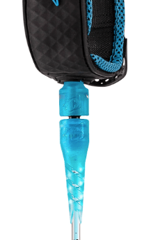 Creatures of Leisure 6' Leash Reliance Lite 6 - Cyan Speckle Black