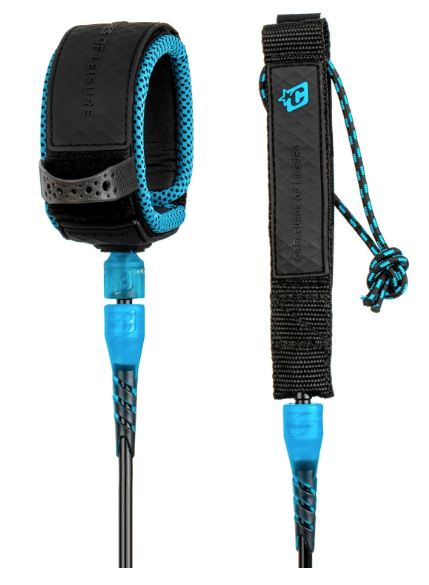 Creatures of Leisure 6' Leash Reliance Pro 6 - Black Cyan