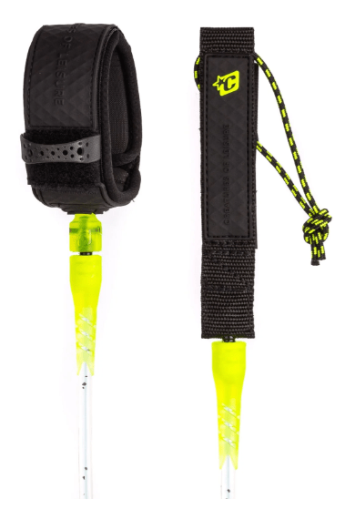 Creatures of Leisure 7' Leash Reliance Pro 7- Cement Speckle Lime Black