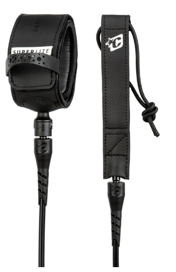 Creatures of Leisure 7' Leash SuperLite Pro 7 - Black Silver