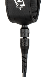 Creatures of Leisure 7' Leash SuperLite Pro 7 - Black Silver