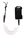 Creatures of Leisure Bodyboard Leash Icon Wrist - White Black