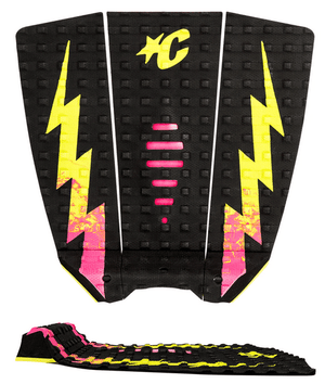 Creatures of Leisure Traction MICK EUGENE FANNING LITE: BLACK PINK FADE LIME