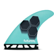 Futures AM1 Honeycomb Thruster Surfboard Fins - Medium - Teal/Navy