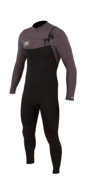 Ocean and Earth 3/2 Wetsuit S Ocean and Earth 3/2 Mens Free-Flex Chest Zip Steamer Charcoal