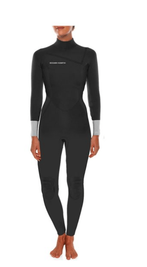 Ocean and Earth 4/3 Wetsuit 8 Ocean and Earth 4/3 Womens Chest Zip Steamer