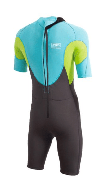 Ocean and Earth Wetsuits Ocean and Earth 2mm Youth Free-Flex Back Zip Spring Blue Lime