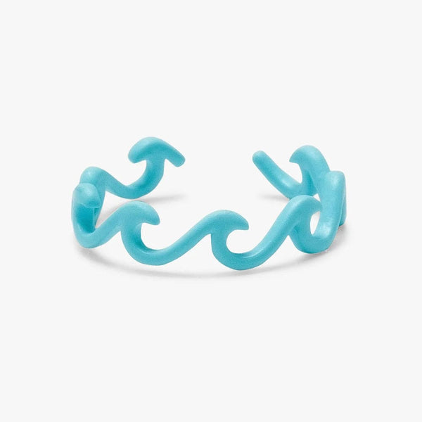 Puravida Jewellery Enamel Delicate Wave Toe Ring