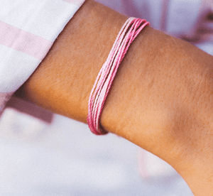 Puravida Jewellery Pura Vida Boarding 4 Breast Cancer Charity Bracelet