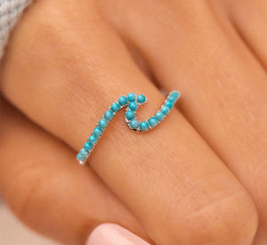 Puravida Jewellery Pura Vida Neon Wave Ring - Silver