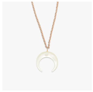 Puravida Jewellery Pura Vida Pearl Cresent Moon Necklace