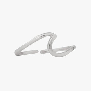 puravida Toe Ring Pura Vida Wave Toe Ring - Silver