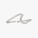Puravida Wave Toe Ring - Silver