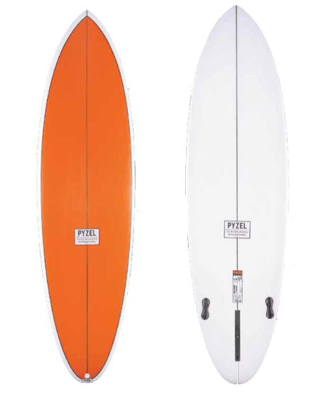 Pyzel Surfboards Pyzel Mid Length Crisis 7'2" 2+1 Single Box Fin