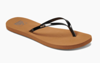 Reef Flip Flops Reef Bliss Nights Women's - Black Patent/Tan