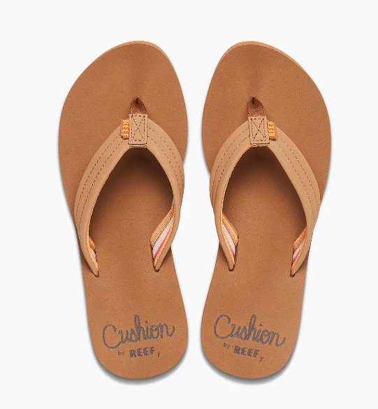 Reef Flip Flops UK3 Reef Cushion Breeze Tan Smoothie