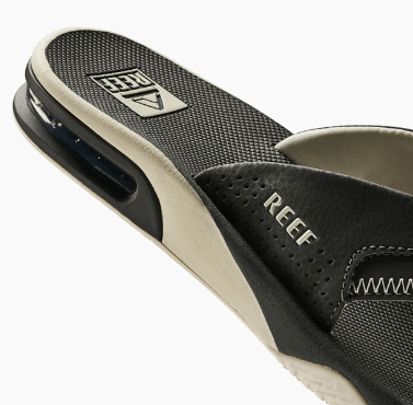 Reef Flip Flops Reef Fanning Mens - Raven/White