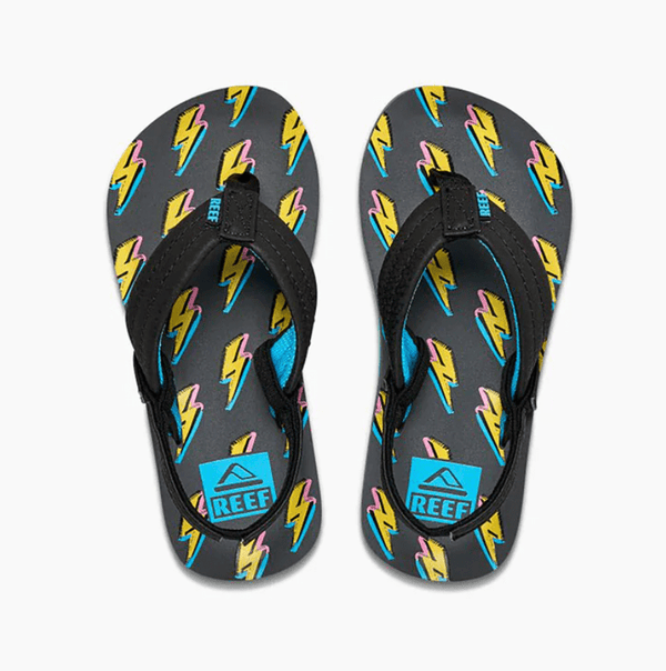 Reef Flip Flops 4/5 (UK) Reef Little AHI Kids- Bolt Up