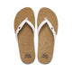 Reef Cushion Court Twist Flip Flops - White