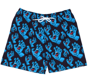 Santa Cruz Kids Shorts 6-8 Santa Cruz Youth  (screaming) Hands All Over Swim Shorts