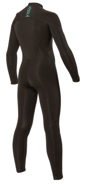 Vissla 3/2 Wetsuit 10 7 Seas boys 3/2 Full Chest Zip - Black